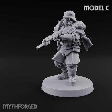 Bayonet Fixed Rifle Advancing Ashen Trooper C gallery 15