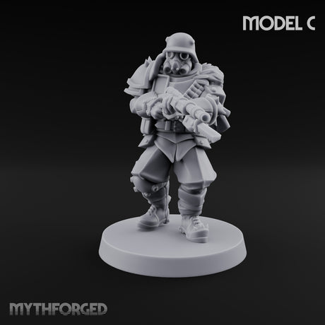 Bayonet Fixed Rifle Advancing Ashen Trooper C gallery 17