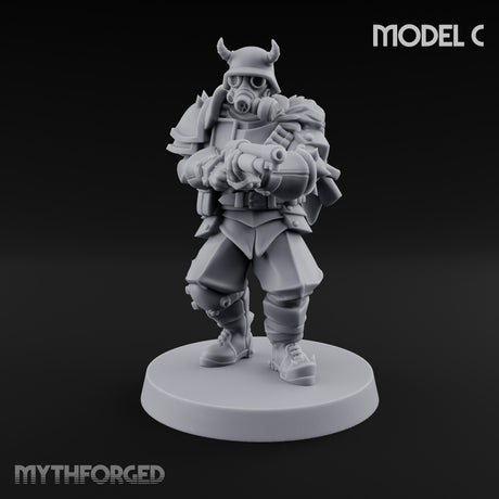 Bayonet Fixed Rifle Advancing Ashen Trooper C gallery 18