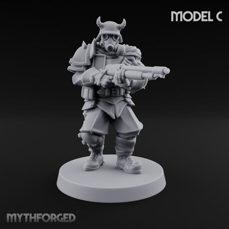 Bayonet Fixed Rifle Advancing Ashen Trooper C gallery 2