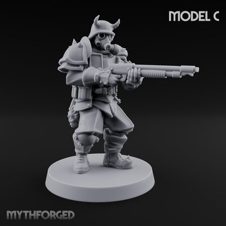Bayonet Fixed Rifle Advancing Ashen Trooper C gallery 4