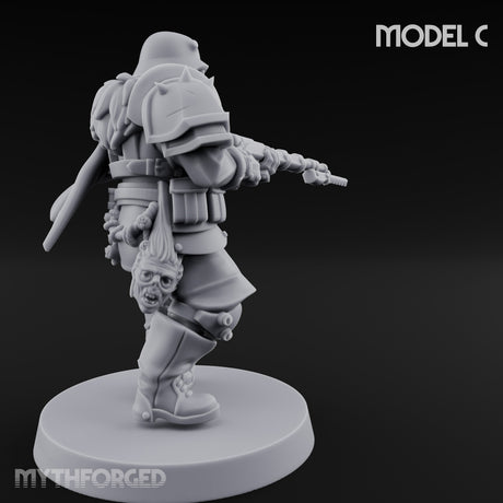 Bayonet Fixed Rifle Advancing Ashen Trooper C gallery 7