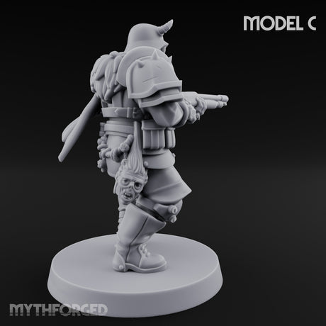 Bayonet Fixed Rifle Advancing Ashen Trooper C gallery 8
