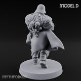 Bayonet Fixed Rifle Advancing Ashen Trooper D Miniature for Dungeons and Dragons, Pathfinder or other TTRPGs