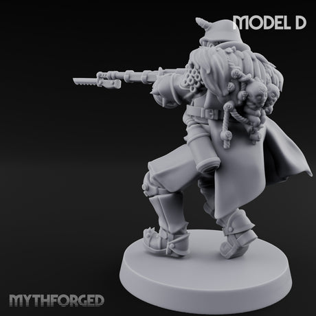 Bayonet Fixed Rifle Advancing Ashen Trooper D gallery 11