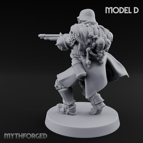 Bayonet Fixed Rifle Advancing Ashen Trooper D gallery 12