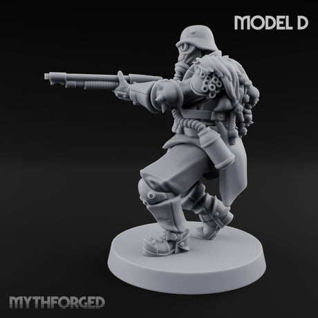 Bayonet Fixed Rifle Advancing Ashen Trooper D gallery 14