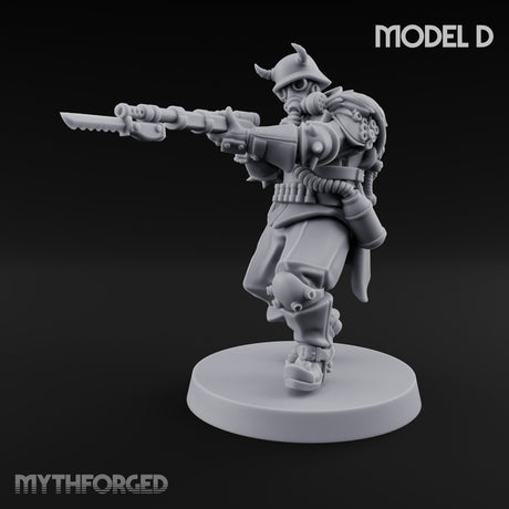 Bayonet Fixed Rifle Advancing Ashen Trooper D gallery 15