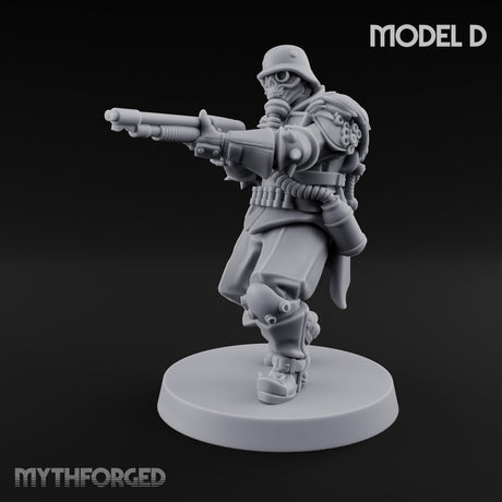 Bayonet Fixed Rifle Advancing Ashen Trooper D gallery 16