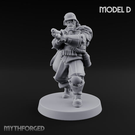 Bayonet Fixed Rifle Advancing Ashen Trooper D gallery 18