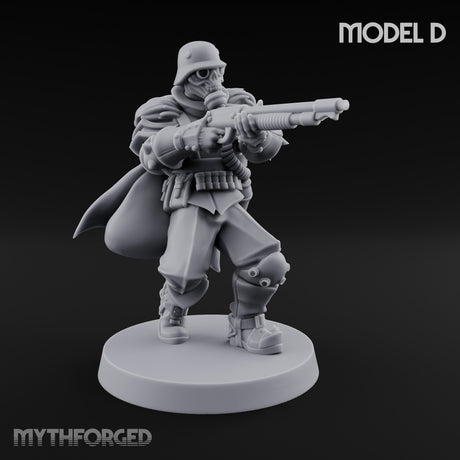 Bayonet Fixed Rifle Advancing Ashen Trooper D gallery 4