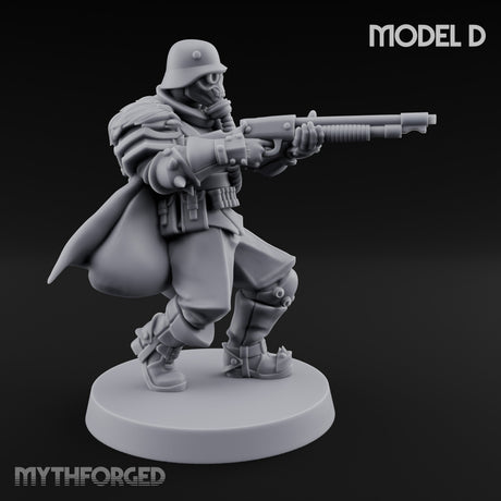 Bayonet Fixed Rifle Advancing Ashen Trooper D gallery 6