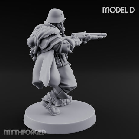 Bayonet Fixed Rifle Advancing Ashen Trooper D gallery 8