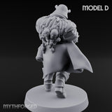 Bayonet Fixed Rifle Advancing Ashen Trooper D Miniature for Dungeons and Dragons, Pathfinder or other TTRPGs