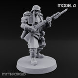 Bayonet Fixed Rifle Advancing Ashen Troopers — A gallery 1