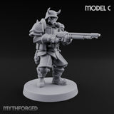 Bayonet Fixed Rifle Advancing Ashen Troopers — C gallery 1
