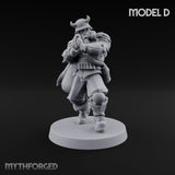 Bayonet Fixed Rifle Advancing Ashen Troopers — D