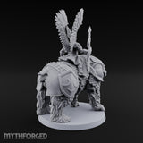 Winged Hussars, Armoured Bruin Dwarf Bear Rider A