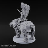 Winged Hussars, Armoured Bruin Dwarf Bear Rider A