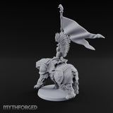 Winged Hussars, Armoured Bruin Dwarf Bear Rider B