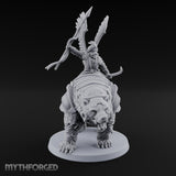 Winged Hussars, Armoured Bruin Dwarf Bear Riders — D