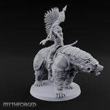 Winged Hussars, Armoured Bruin Dwarf Bear Rider D