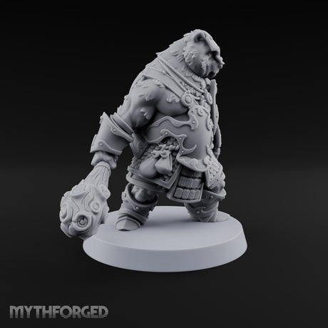 Winter's End, Appetite Awake Werebear Club Warrior — Club and Shield
