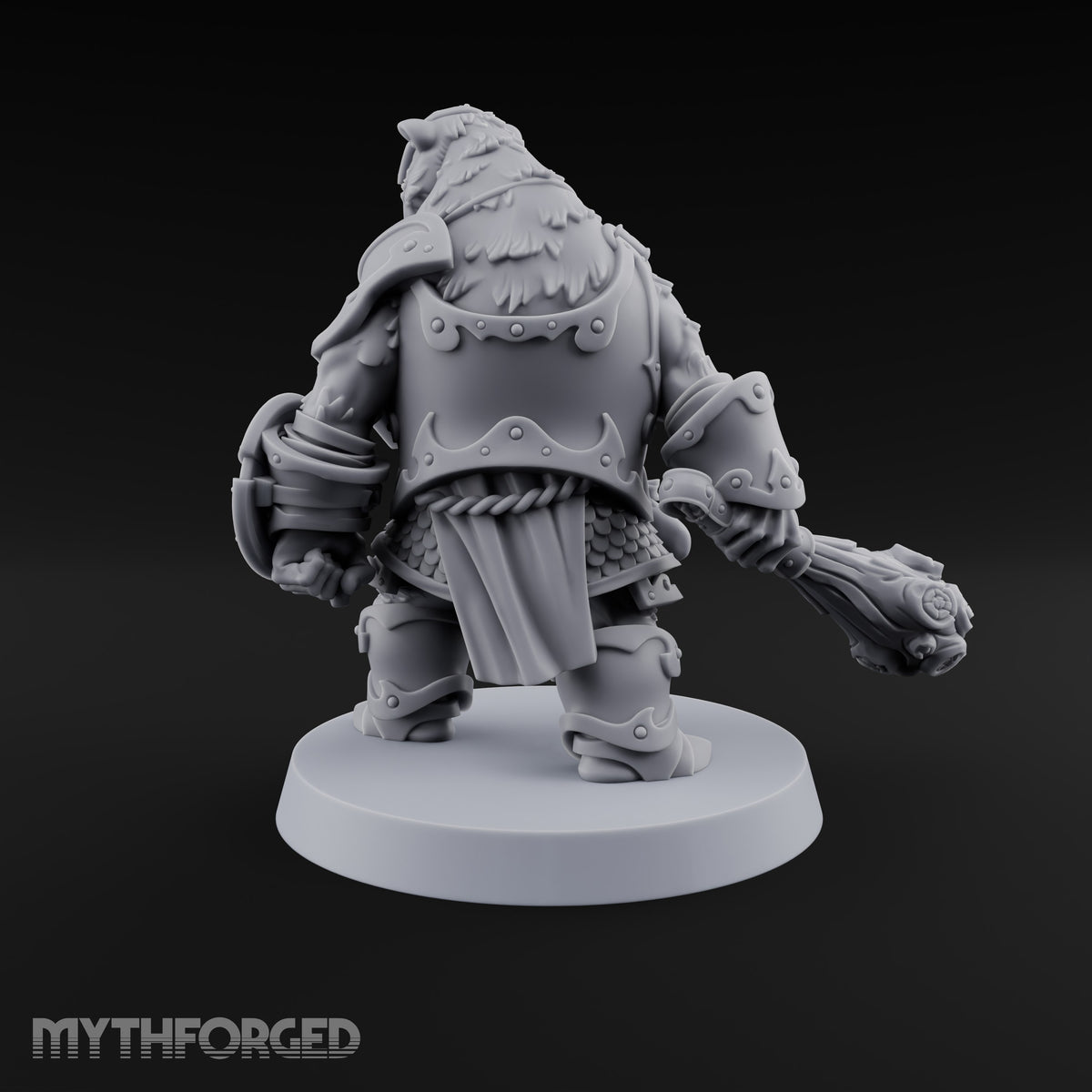 Winter's End, Appetite Awake Werebear Club Warrior — Club and Shield