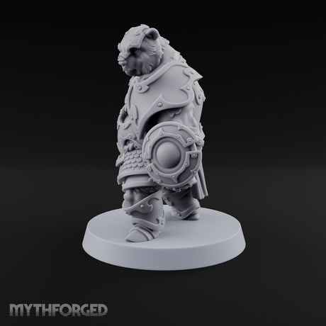 Winter's End, Appetite Awake Werebear Club Warrior — Club and Shield