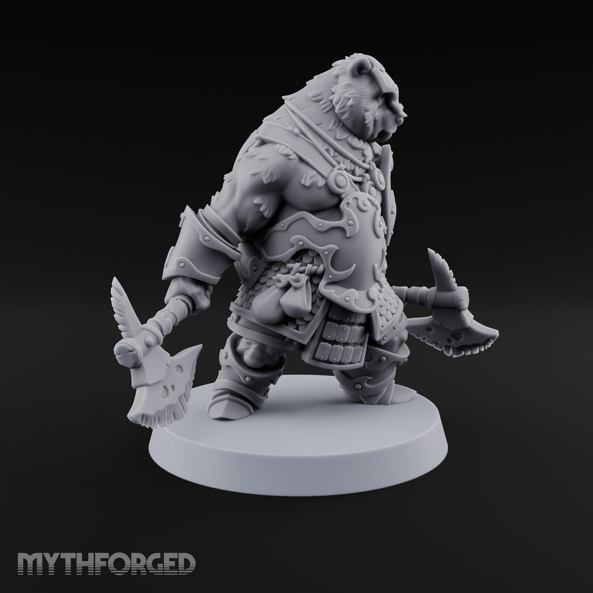 Winter's End, Appetite Awake Werebear Club Warrior — Dual Axes