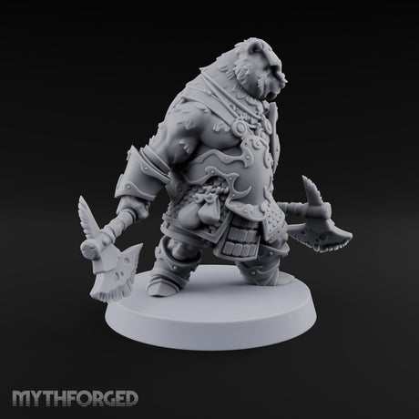 Winter's End, Appetite Awake Werebear Club Warrior — Dual Axes