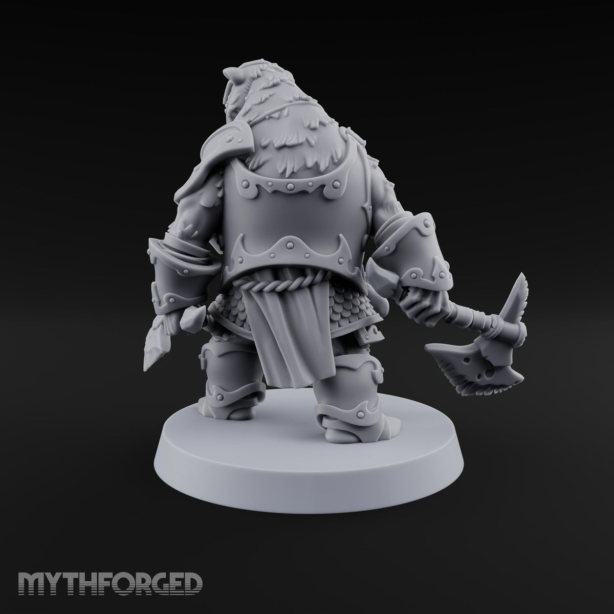 Winter's End, Appetite Awake Werebear Club Warrior — Dual Axes