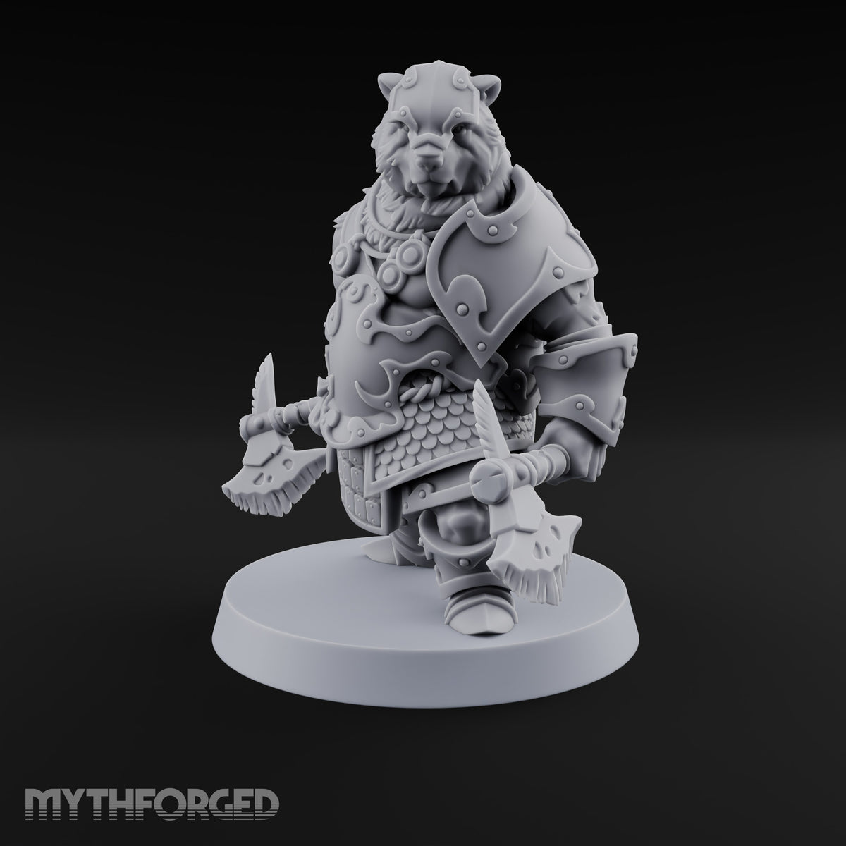 Winter's End, Appetite Awake Werebear Club Warrior — Dual Axes