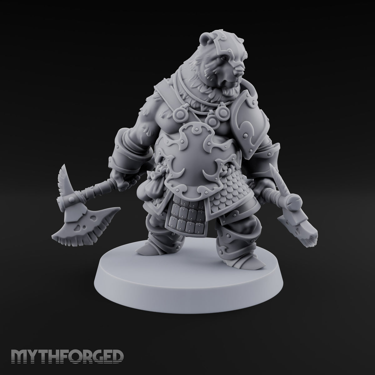 Winter's End, Appetite Awake Werebear Club Warrior — Dual Axes
