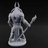 Standing Guard Beastfolk Warrior C Miniature for Dungeons and Dragons, Pathfinder or other TTRPGs
