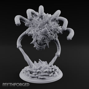 Crystal Bursting Beholder Tyrant Miniature for Dungeons and Dragons, Pathfinder or other TTRPGs