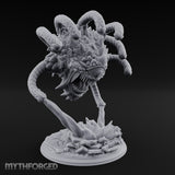Crystal Bursting Beholder Tyrant Miniature for Dungeons and Dragons, Pathfinder or other TTRPGs