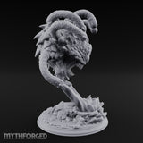Crystal Bursting Beholder Tyrant Miniature for Dungeons and Dragons, Pathfinder or other TTRPGs