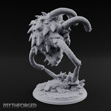 Crystal Bursting Beholder Tyrant Miniature for Dungeons and Dragons, Pathfinder or other TTRPGs