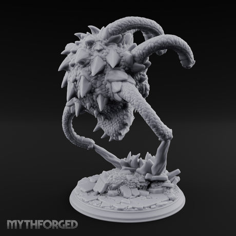 Crystal Bursting Beholder Tyrant Miniature for Dungeons and Dragons, Pathfinder or other TTRPGs