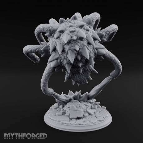 Crystal Bursting Beholder Tyrant Miniature for Dungeons and Dragons, Pathfinder or other TTRPGs