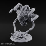 Crystal Bursting Beholder Tyrant Miniature for Dungeons and Dragons, Pathfinder or other TTRPGs