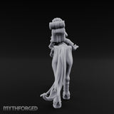 Bedroll-Packed Slumping Halfling Mounted Traveller Miniature for Dungeons and Dragons, Pathfinder or other TTRPGs