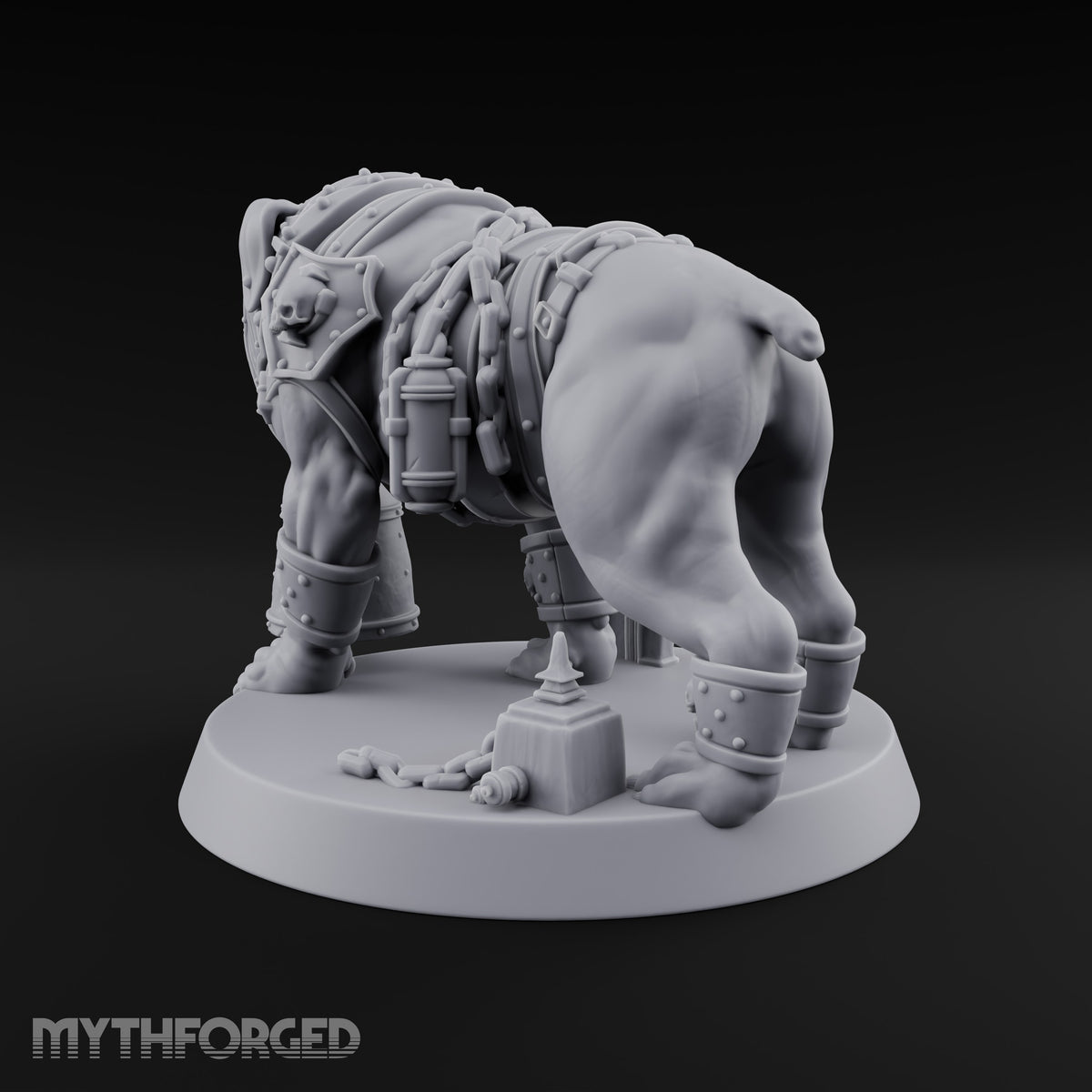 Muzzled for Everyone's Sake Mastiff War Dog