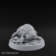 Belly Crawling Sea Spawn Miniature for Dungeons and Dragons, Pathfinder or other TTRPGs