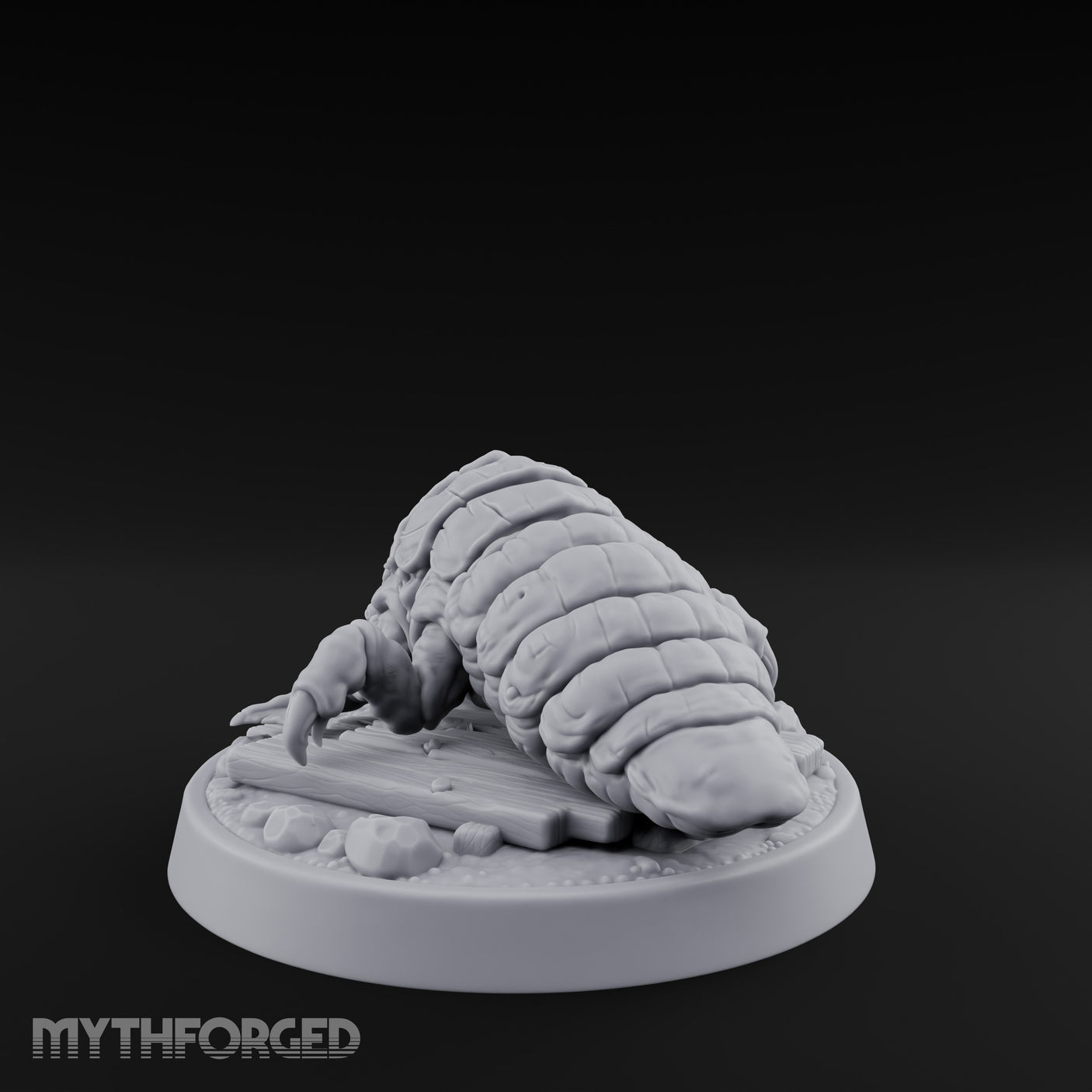 Belly Crawling Sea Spawn Miniature for Dungeons and Dragons, Pathfinder or other TTRPGs