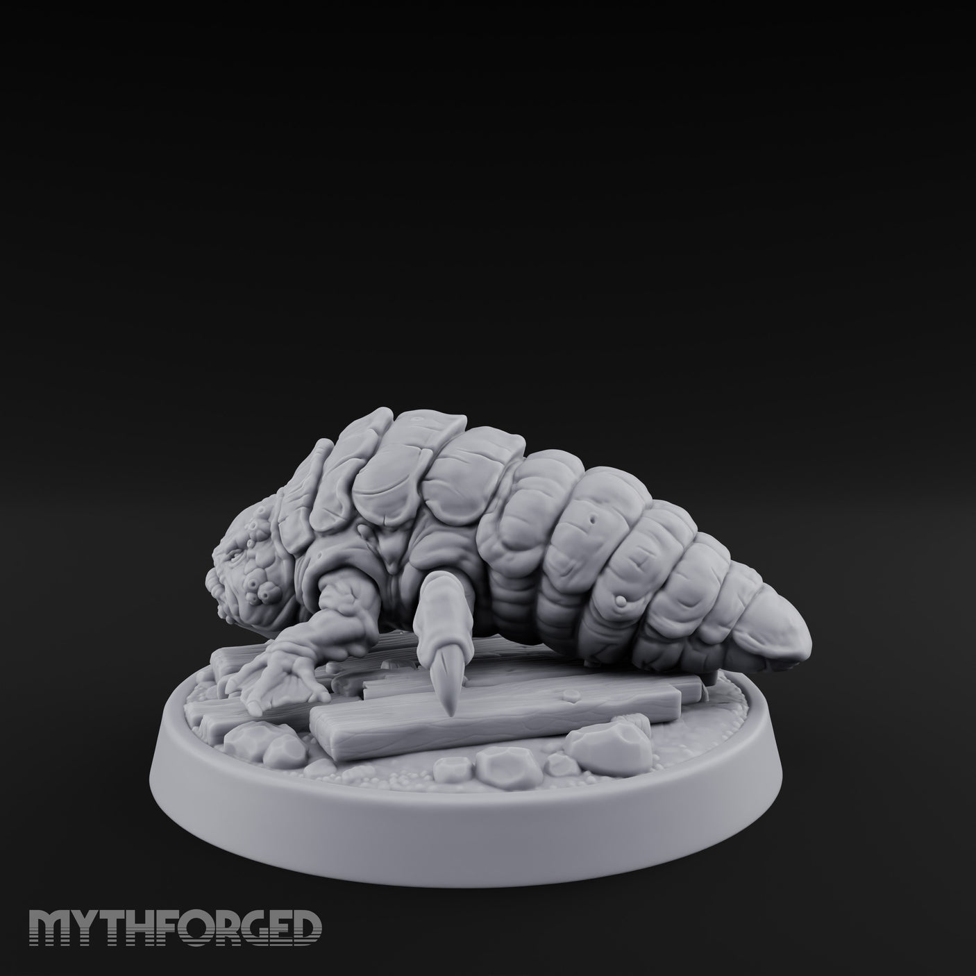 Belly Crawling Sea Spawn Miniature for Dungeons and Dragons, Pathfinder or other TTRPGs
