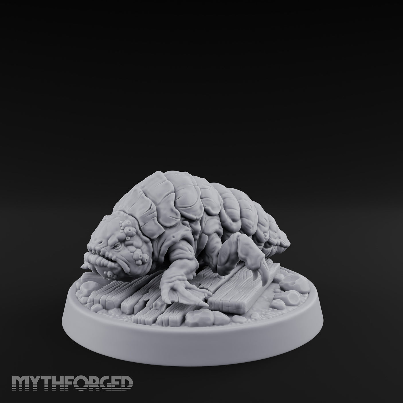 Belly Crawling Sea Spawn Miniature for Dungeons and Dragons, Pathfinder or other TTRPGs