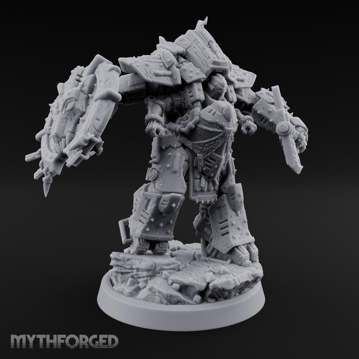 Wrath Wearing Armour Plate Warforged Berserker B