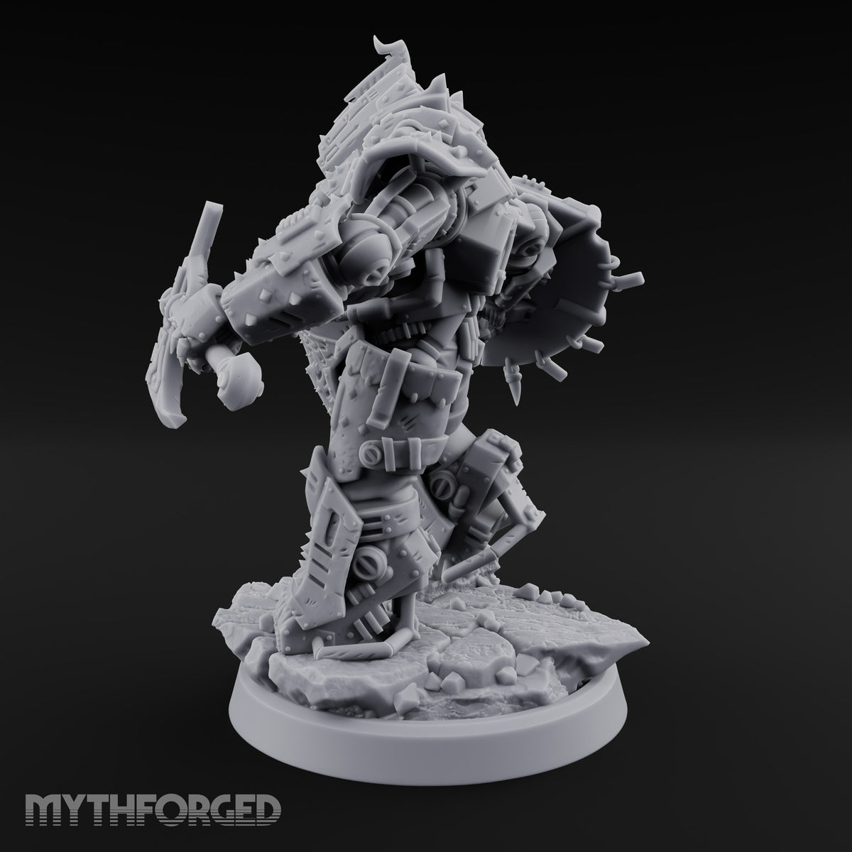 Wrath Wearing Armour Plate Warforged Berserker B